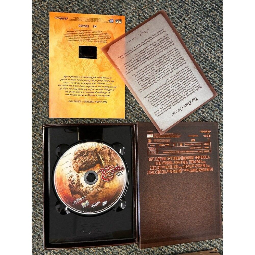 The Dark Crystal Collector's Edition 2003 Jim Henson Company Dvd